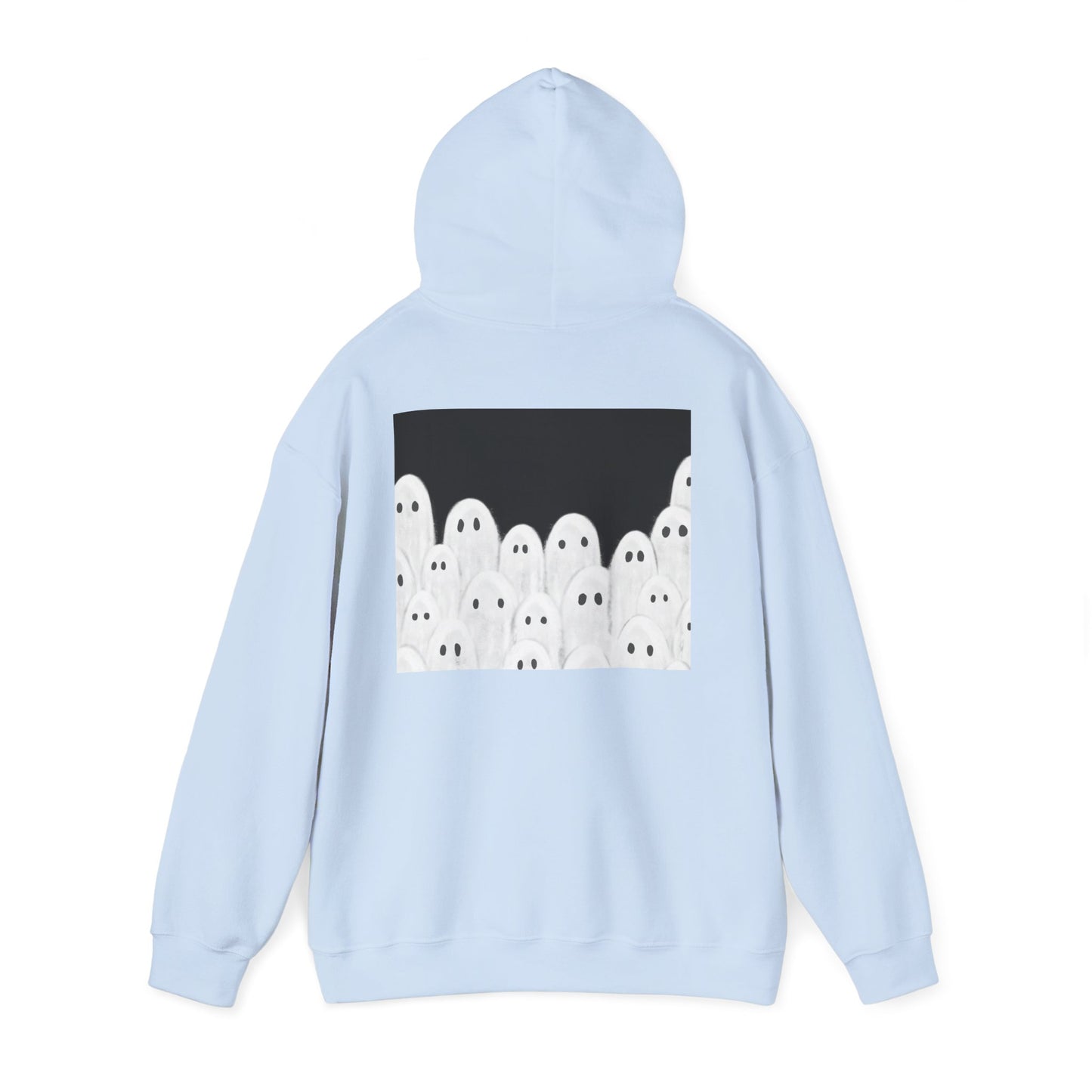 Painted Ghosts Pullover | Halloween Ghost Hoodie, Unisex Boo Sweatshirt, Spooky Gift for Fall, Cozy Halloween Apparel, Ghost Lover Hoodie, Perfect for Spooky Season