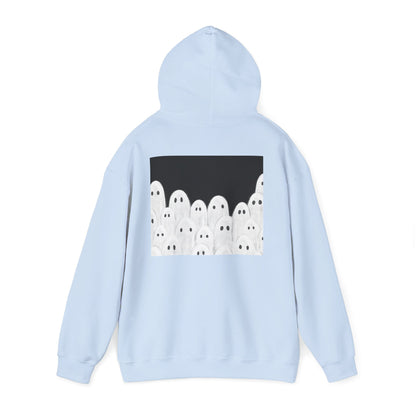 Painted Ghosts Pullover | Halloween Ghost Hoodie, Unisex Boo Sweatshirt, Spooky Gift for Fall, Cozy Halloween Apparel, Ghost Lover Hoodie, Perfect for Spooky Season