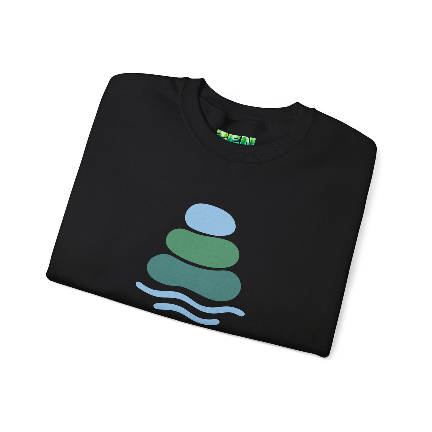 Serene Balance Crewneck Sweatshirt, Cozy Layering Piece, Casual Everyday Wear, Ideal for Relaxation, Gift for Mindfulness Enthusiasts