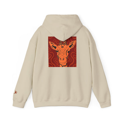 Artistic Giraffe Hoodie - Cozy Unisex Sweatshirt for Animal Lovers, Unique Gift for Birthdays, Holidays, & Casual Wear