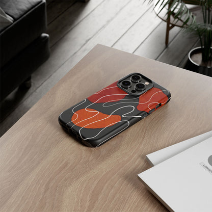 Stylish Phone Case with Abstract Design, Tough Cases for Modern Life, Trendy Phone Accessory, Unique Gift Idea, Holiday Present