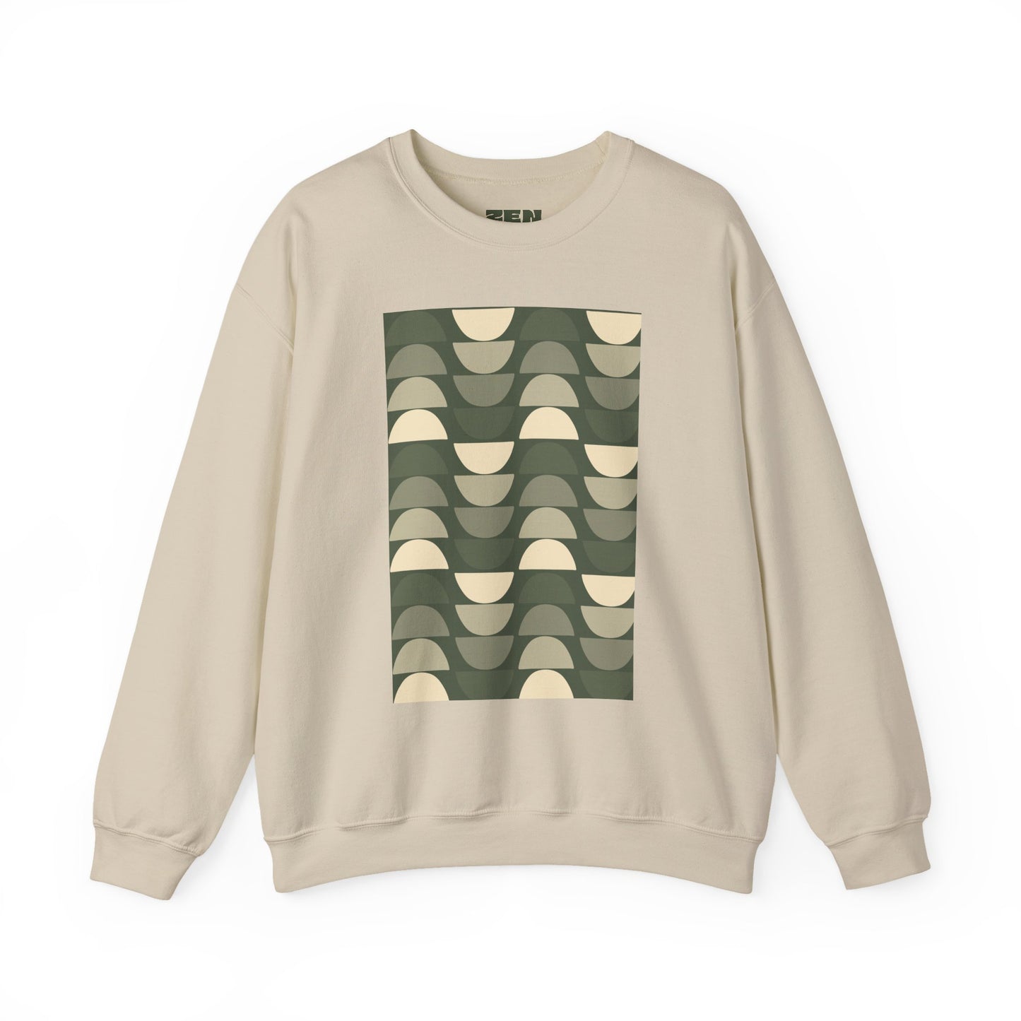 Stylish Geometric Crewneck Sweatshirt for Relaxed Vibes, Cozy Layer, Unisex Fashion Piece, Perfect Gift for Art Lovers, Casual Wear