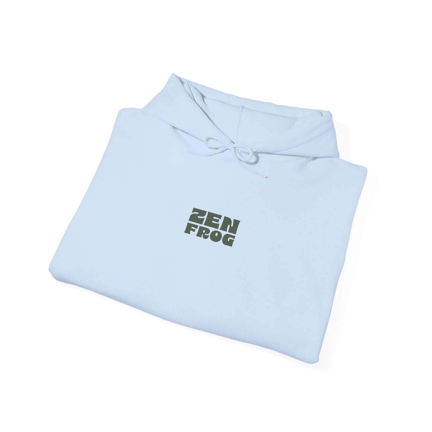 Zen Frog Unisex Hoodie | Relaxed Fashion, Cozy Sweatshirt, Unique Gift, Chill Vibes, Spring and Summer Style