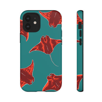 Manta Ray Phone Case, Tropical Phone Cover, Ocean Vibe Accessories, Summer Gift Idea, Marine Animal Merchandise
