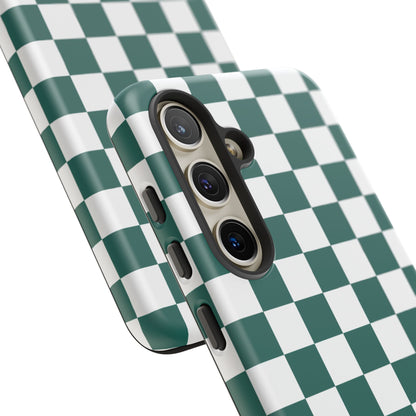 Stylish Checkered Phone Case, Protective Cover, Unique Gift, Trendy Accessory, Customizable Design, Ideal for All Ages