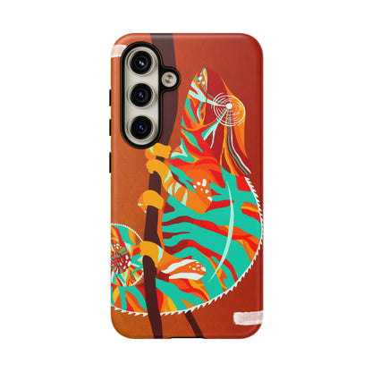 Chameleon Phone Case - Vibrant Artistic Design, Tough Cases for Animal Lovers, Unique Gift, Eco-Friendly Protection
