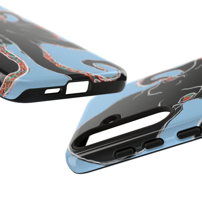 Octopus Tough Phone Case, Sea Creature Design, Ocean Lover Gift, Unique Phone Cover, Underwater Artwork