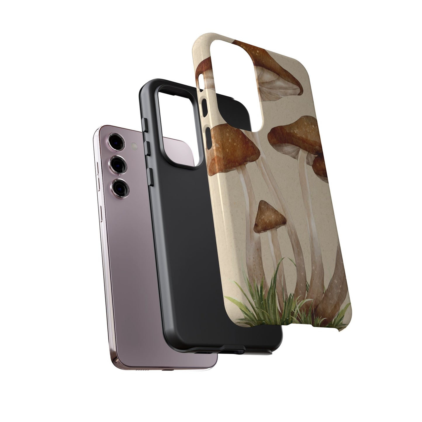 Mushroom Phone Case - Nature Lover, Eco-Friendly Gift, Cute Cell Phone Cover, Aesthetic Tech Accessory, Unique Fall Decor, Artsy Phone Cases, Cute, Gift for Her, Nature-inspired Designs, Durable Cases