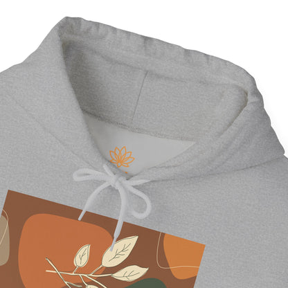 Botanical Design Unisex Hoodie, Cozy Sweatshirt for Nature Lovers, Gift for Friends, Autumn Fashion, Comfortable Casual Wear