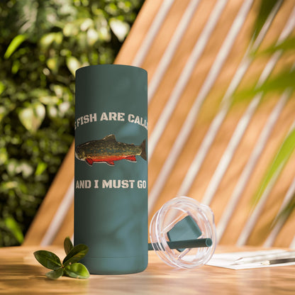 Fishing Lover's 20oz Tumbler - Perfect for Outdoors, Travel, Gifts, Father's Day, Camping, and More!