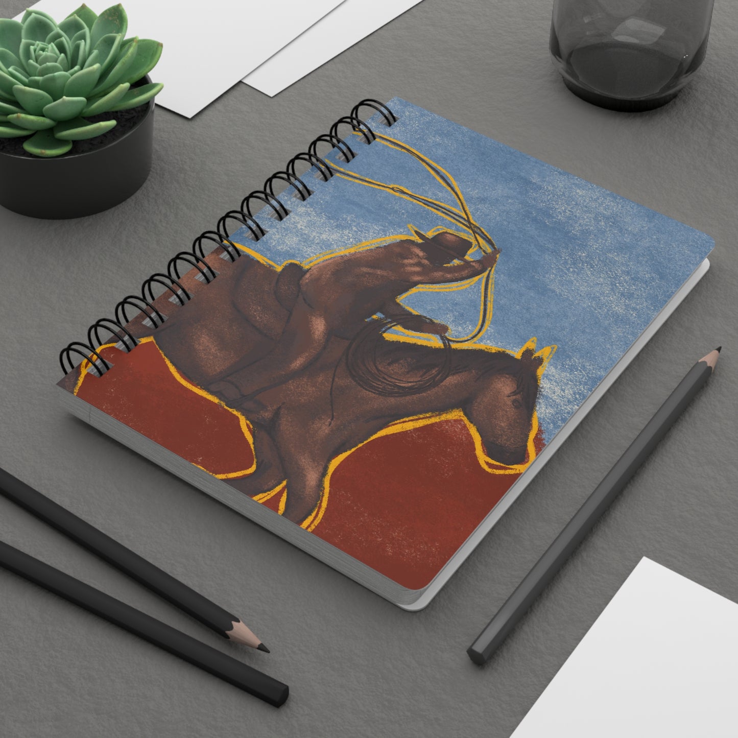 Sunset Wrangler Spiral Notebook