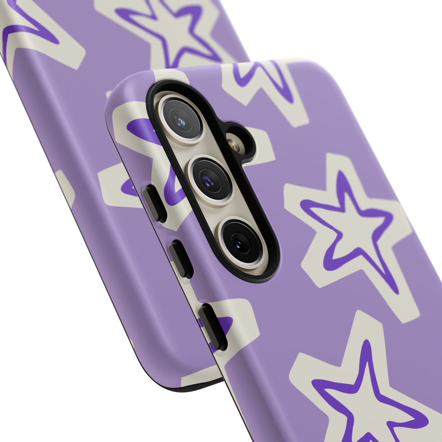 Starry Pattern Phone Case, Cute Star Design, Tough Phone Cover, Gifts for Her, Stylish Phone Accessory