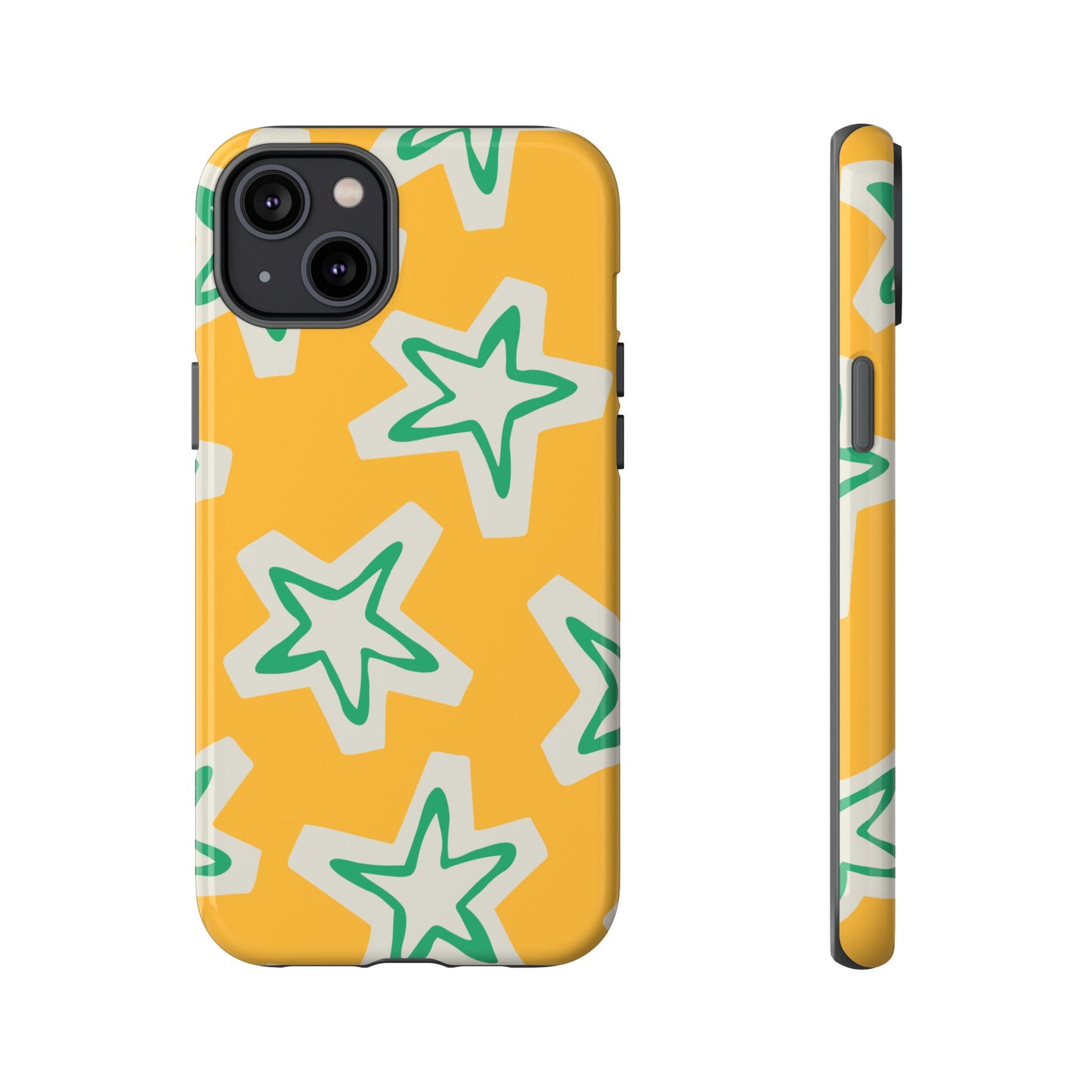 Retro Star Pattern Phone Case | Tough Cases, Colorful Cover for Phones, Phone Accessories, Gift for Her, Trendy Cases