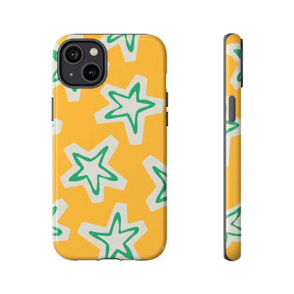 Retro Star Pattern Phone Case | Tough Cases, Colorful Cover for Phones, Phone Accessories, Gift for Her, Trendy Cases