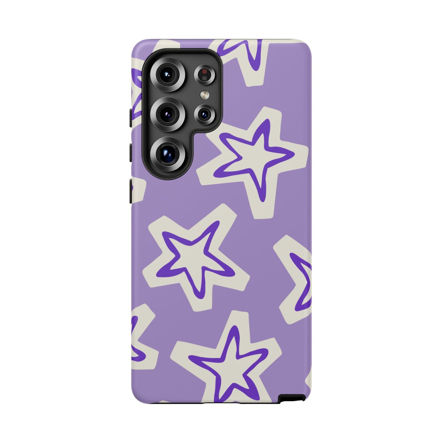 Starry Pattern Phone Case, Cute Star Design, Tough Phone Cover, Gifts for Her, Stylish Phone Accessory