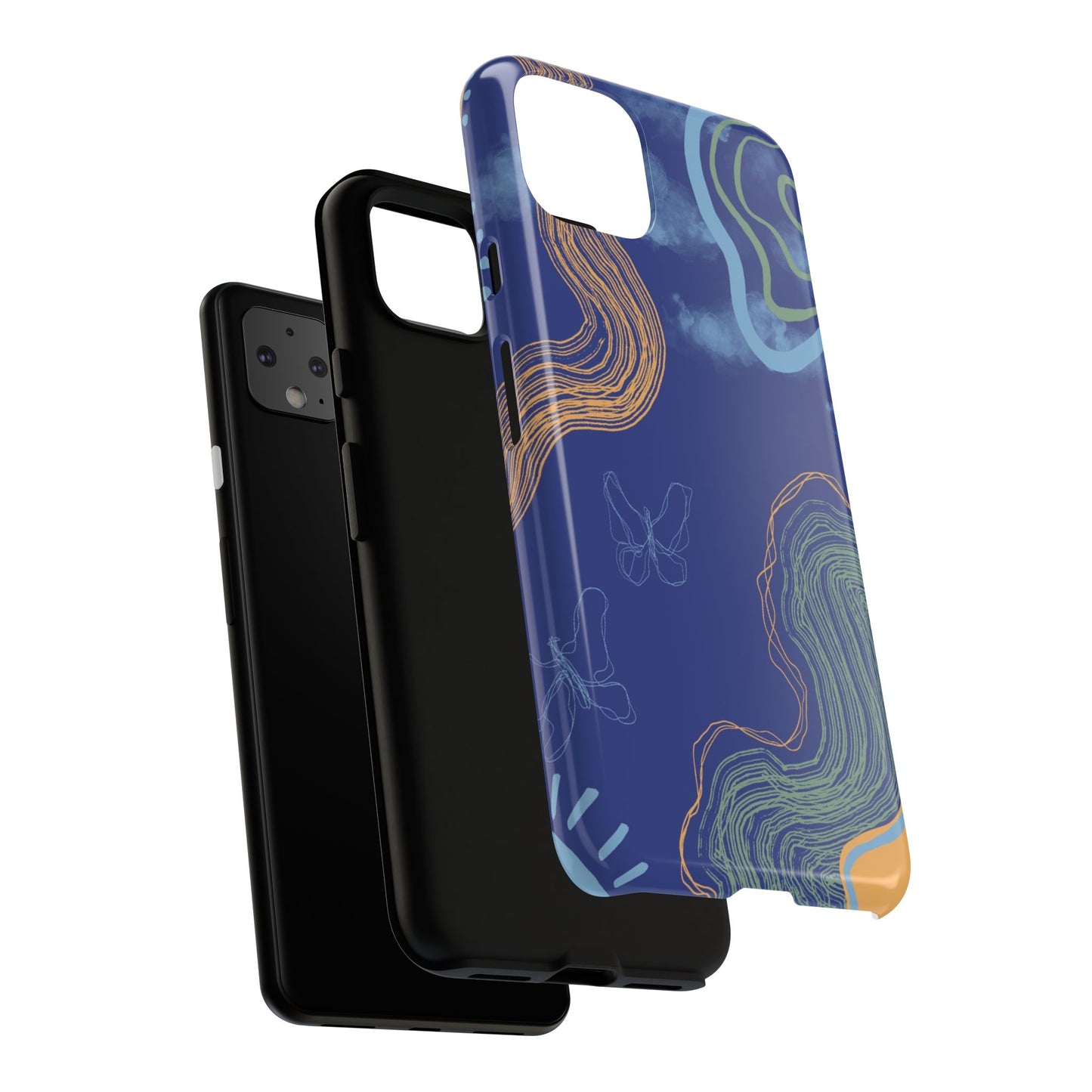 Artistic Phone Case, Abstract Phone Cover, Gift for Her, Modern Design, Boho Phone Case, Unique Phone Accessories