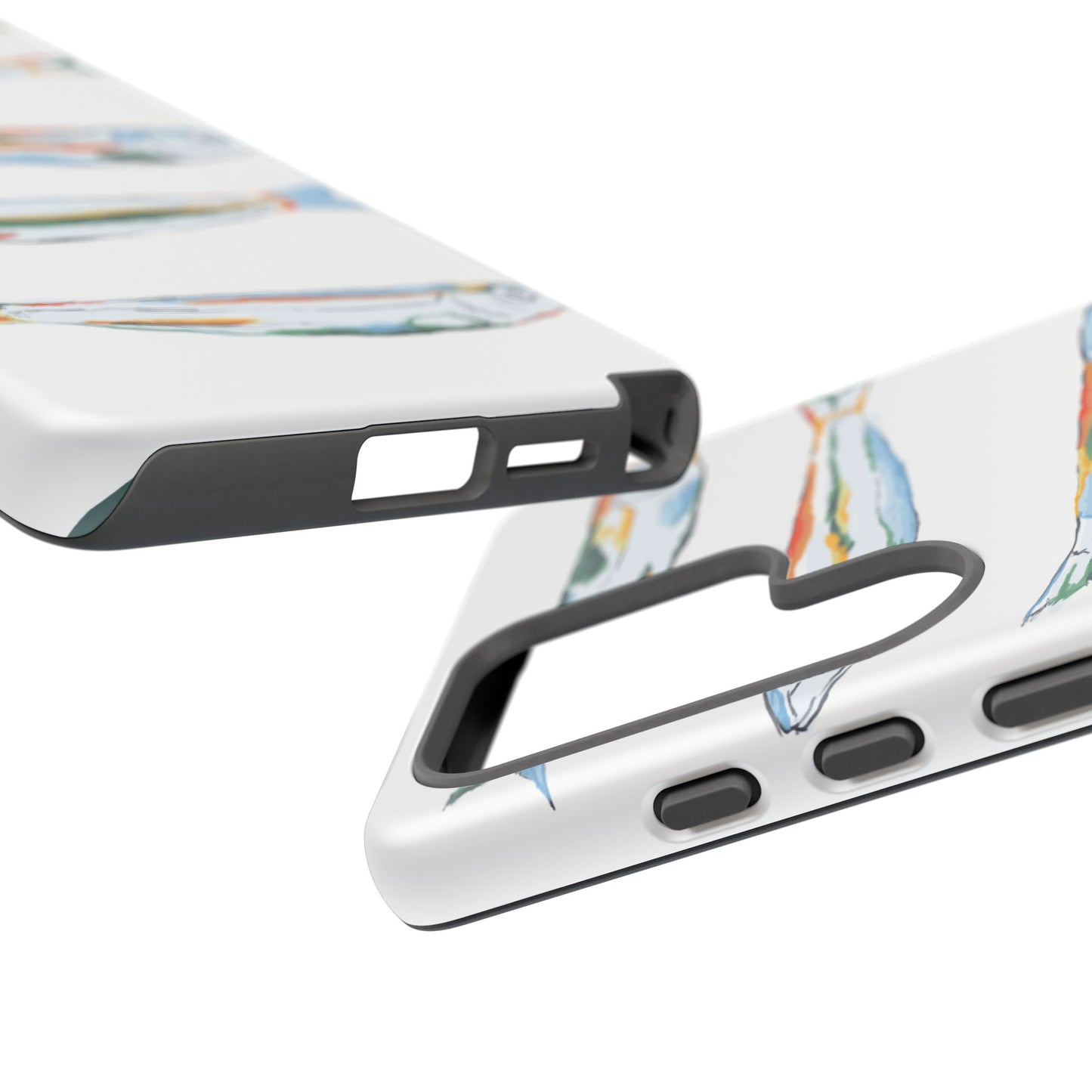 Tough Cases – Artistic Fish Design Phone Case, Unique Gift for Aquatic Lovers, Perfect for Birthdays, Holidays, and Everyday Use, Quirky Cases, Fun Phone Cases