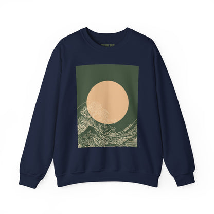 Nature-Inspired Unisex Crewneck Sweatshirt, Cozy Casual Wear, Gift for Outdoor Lovers, Perfect for Fall and Winter