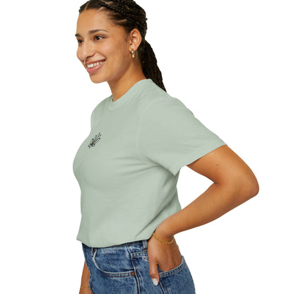Lotus Bloom Unisex T-shirt, Soft Cotton Tee, Spiritual Gift, Meditation Wear, Casual Daily Outfit, Nature Lover Apparel