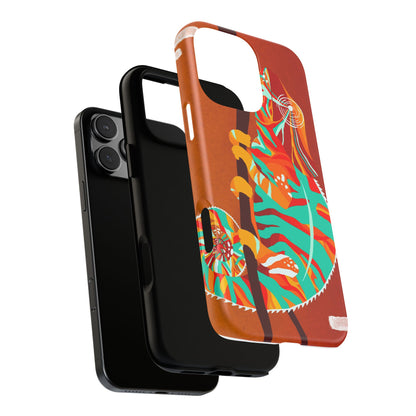 Chameleon Phone Case - Vibrant Artistic Design, Tough Cases for Animal Lovers, Unique Gift, Eco-Friendly Protection