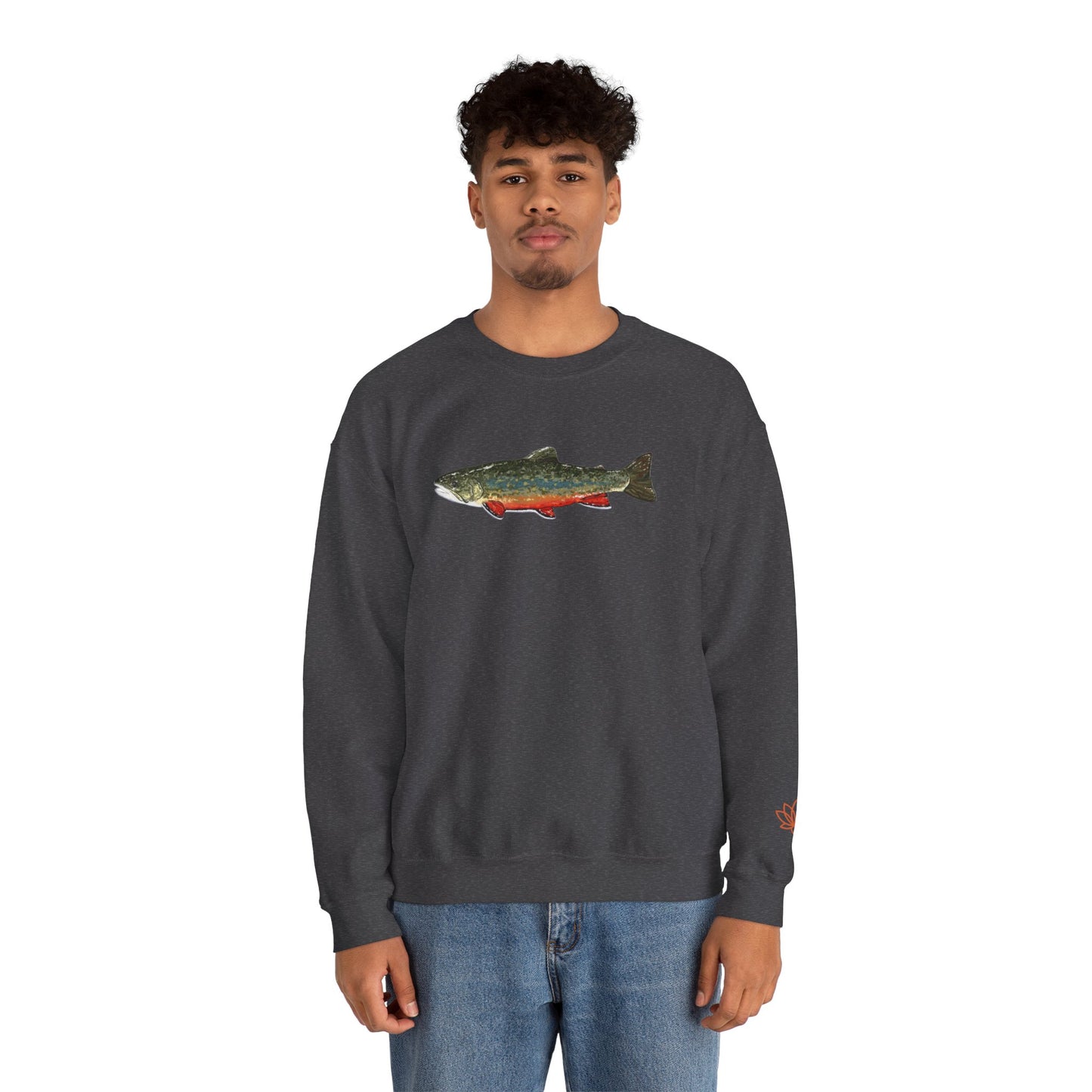 Fishing Vibes Crewneck Sweatshirt | Perfect for Outdoor Lovers, Fishing Gifts, Casual Wear, Eco-Friendly Apparel