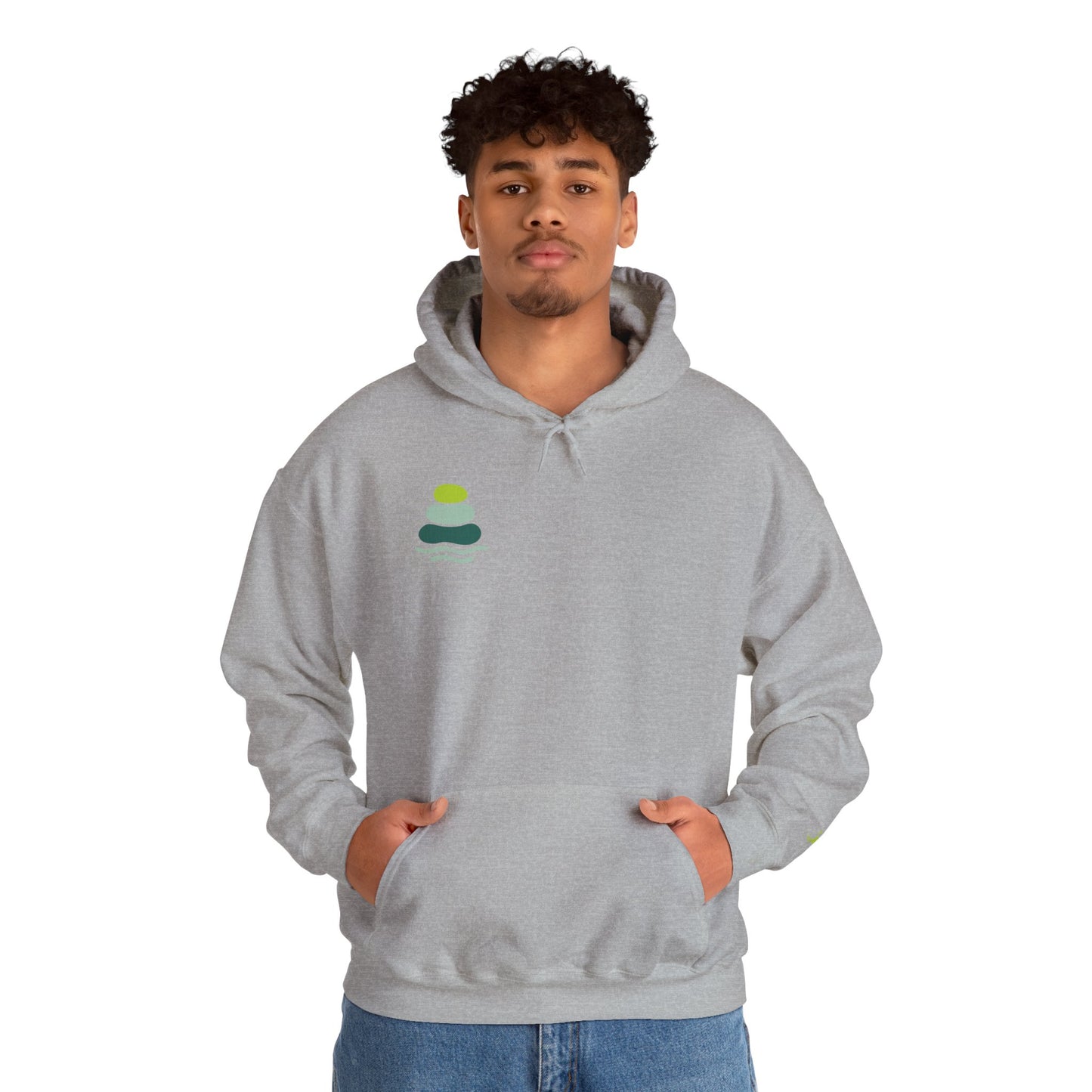 Nature-Inspired Unisex Hooded Sweatshirt, Comfortable Pullover, Casual Clothing, Eco-Friendly Gift, Chill Vibe Hoodie, Relaxing Outfit