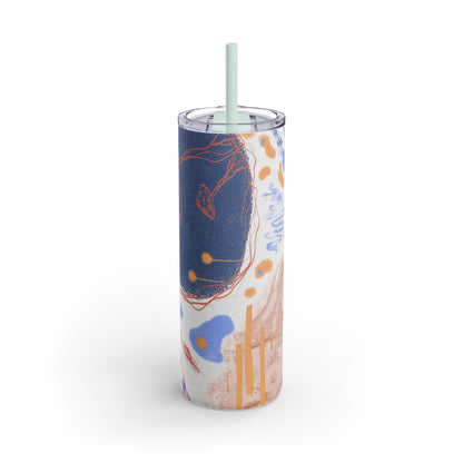 Artistic Skinny Tumbler | Unique 20oz Travel Mug | Eco-Friendly Hydration | Perfect Gift for Coffee Lovers, Art Enthusiasts, [...]