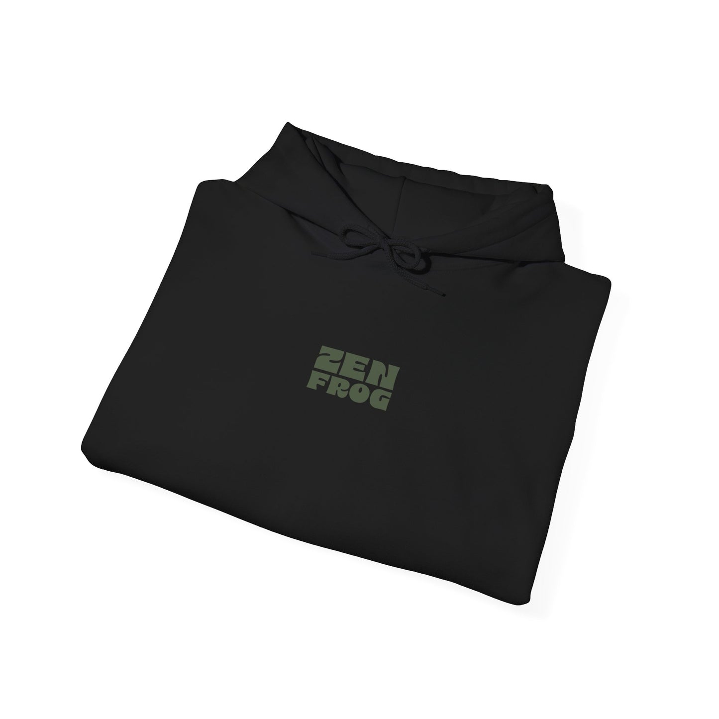 Zen Frog Unisex Hoodie | Relaxed Fashion, Cozy Sweatshirt, Unique Gift, Chill Vibes, Spring and Summer Style