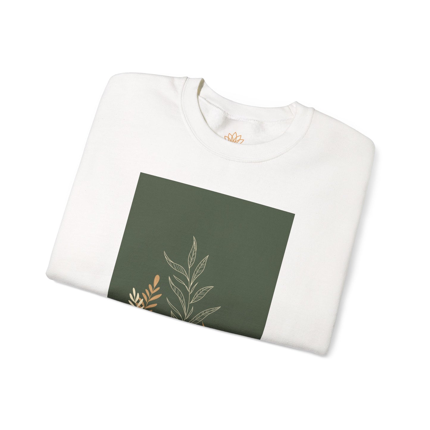 Fall-Inspired Botanical Crewneck Sweatshirt, Cozy Sweatshirt for Women, Warm Unisex Sweater, Autumn Gift,  Plant Lover Apparel