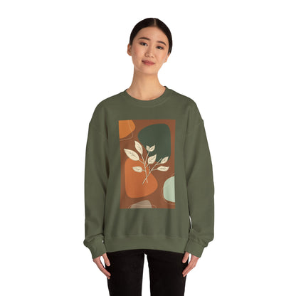Botanical Print Crewneck Sweatshirt | Cozy Unisex Sweatshirt, Fall Fashion, Casual Wear, Gift for Her, Botanical Art