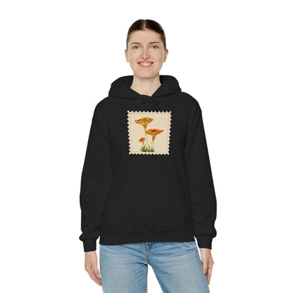 Botanical Print Hoodie, Cozy Sweatshirt, Nature Lover Gift, Comfortable Casual Wear, Fall Fashion, Unisex Hoodie, Comfy Mushroom Hoodie, Nature Vibes, Perfect for Fall
