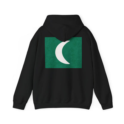 Zen Frog Hooded Sweatshirt - Cozy Unisex Hoodie, Casual Wear, Spring Fashion, Unique Gifts, Streetwear Style, Simple Moon Design, Gift for Him, Gift for Her