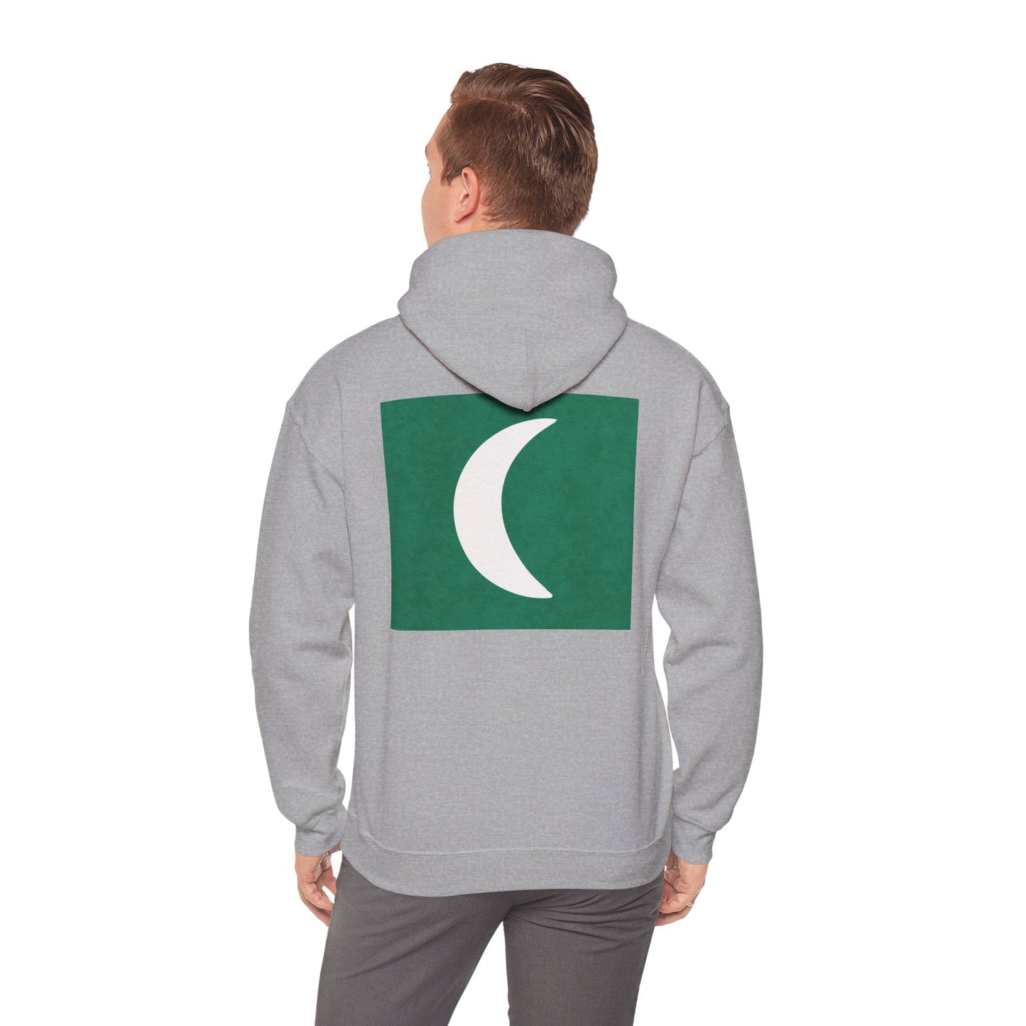 Zen Frog Hooded Sweatshirt - Cozy Unisex Hoodie, Casual Wear, Spring Fashion, Unique Gifts, Streetwear Style, Simple Moon Design, Gift for Him, Gift for Her