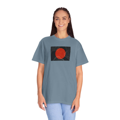 Sunset Vibes Unisex T-Shirt, Casual Summer Tee, Bohemian Shirt, Gift for Art Lovers, Men's and Women's Fashion