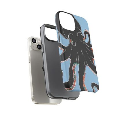 Octopus Tough Phone Case, Sea Creature Design, Ocean Lover Gift, Unique Phone Cover, Underwater Artwork