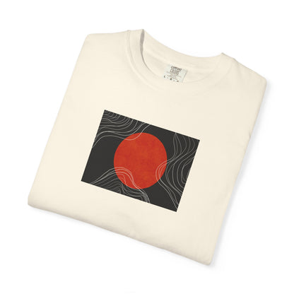 Sunset Vibes Unisex T-Shirt, Casual Summer Tee, Bohemian Shirt, Gift for Art Lovers, Men's and Women's Fashion