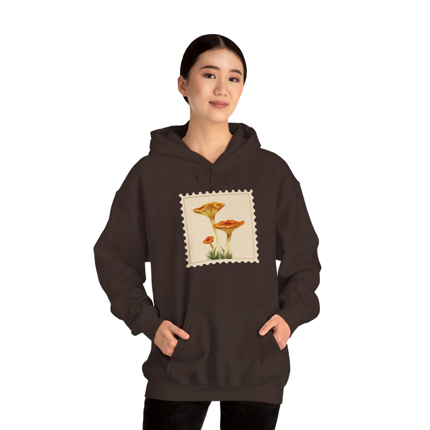 Botanical Print Hoodie, Cozy Sweatshirt, Nature Lover Gift, Comfortable Casual Wear, Fall Fashion, Unisex Hoodie, Comfy Mushroom Hoodie, Nature Vibes, Perfect for Fall