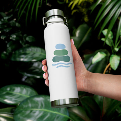 Calm Oasis Water Bottle | Insulated Hydration Flask for Yoga, Travel, Exercise, Eco-friendly Gift, Outdoor Adventures, Gift for Him, Gift for Her