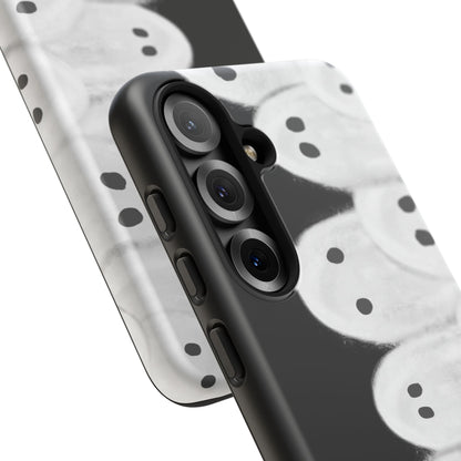 Painted Ghosts Phone Case | Ghostly Tough Phone Case for Spooky Style, Halloween Gift, Phone Cover, Ghost Theme, Unique Accessory, Spooky Season, Viral Painted Ghosts Inspired Design