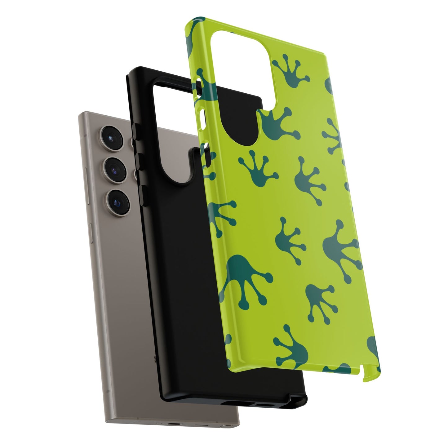 Frog Pattern Phone Case, Fun and Colorful Phone Cover, Durable Phone Protection, Gifts for Nature Lovers, Unique Accessory