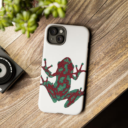 Frog Phone Case, Tough Cases, Eco-Friendly Phone Accessories, Unique Gifts for Nature Lovers, Cute Frog Design