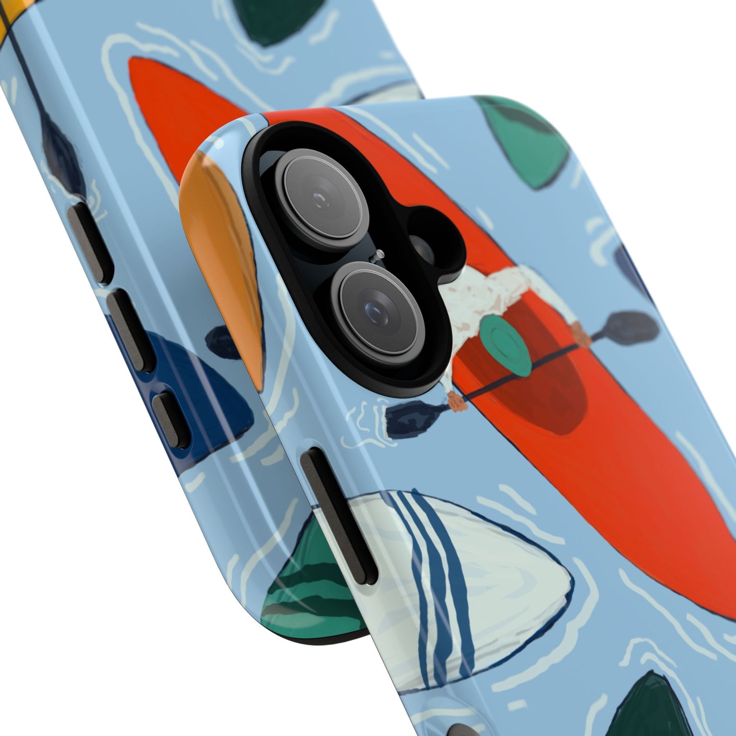 Kayak Phone Case - Tough Cases for Outdoor Enthusiasts, Birthday Gifts, Adventure Gear, Kayaking Accessories, Nature Lover Decor, Artsy Phone Cases