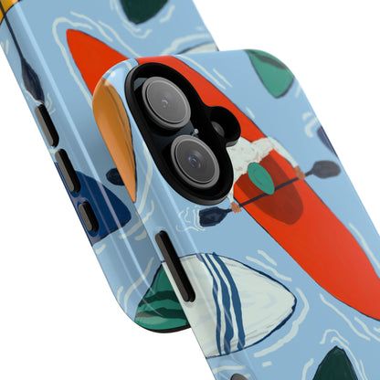 Kayak Phone Case - Tough Cases for Outdoor Enthusiasts, Birthday Gifts, Adventure Gear, Kayaking Accessories, Nature Lover Decor, Artsy Phone Cases