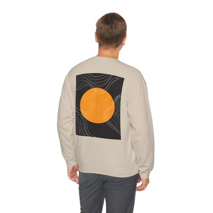 Sunset Wave Unisex Heavy Blend™ Crewneck Sweatshirt | Cozy, Relaxed, Casual Wear, Gift for Her, Gift for Him, Yoga, Meditation