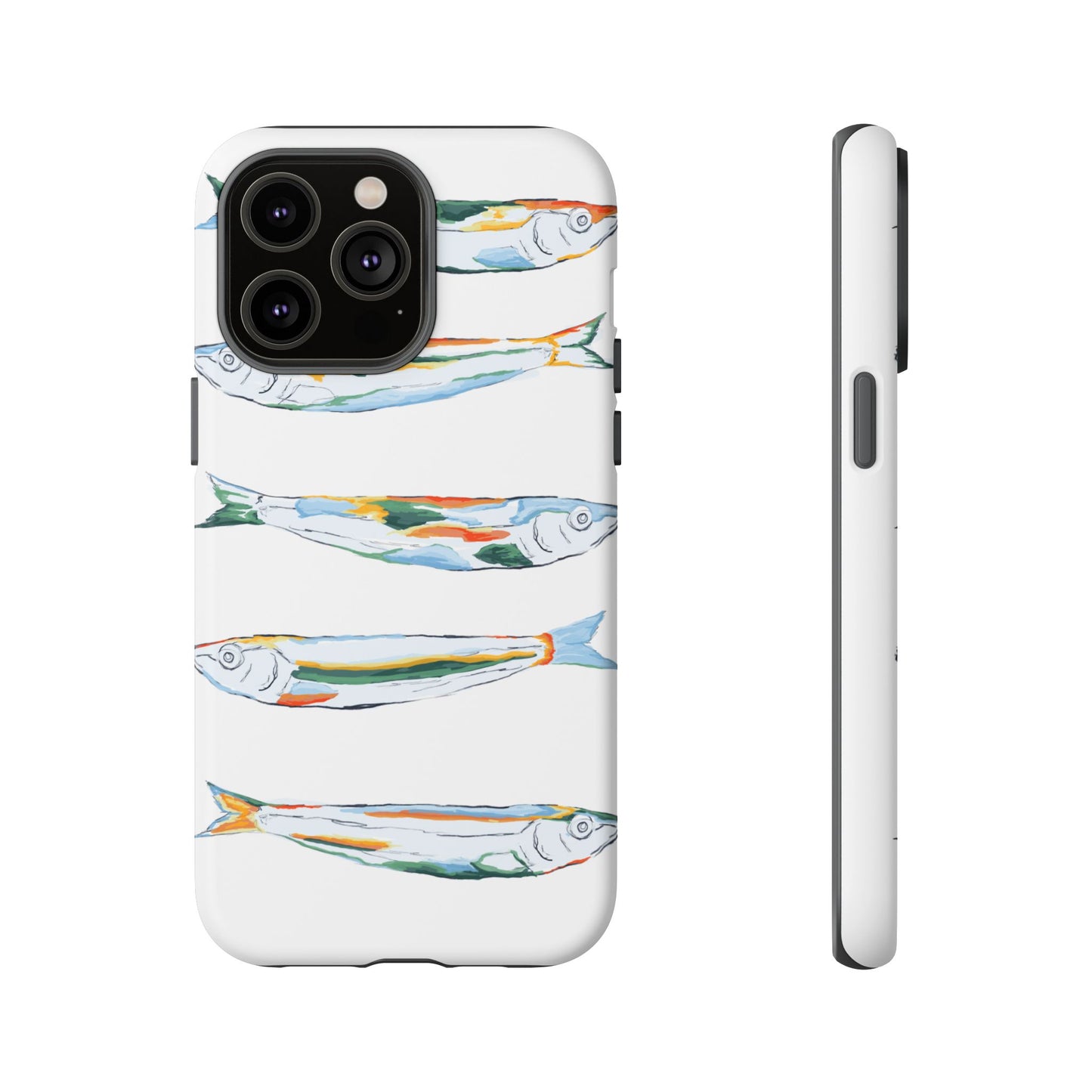 Tough Cases – Artistic Fish Design Phone Case, Unique Gift for Aquatic Lovers, Perfect for Birthdays, Holidays, and Everyday Use, Quirky Cases, Fun Phone Cases