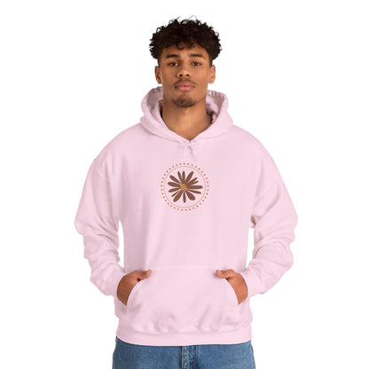 Chic Flower Design Unisex Hoodie, Cozy Sweatshirt, Trendy Gift for Her, Fall Fashion, Casual Comfort Wear