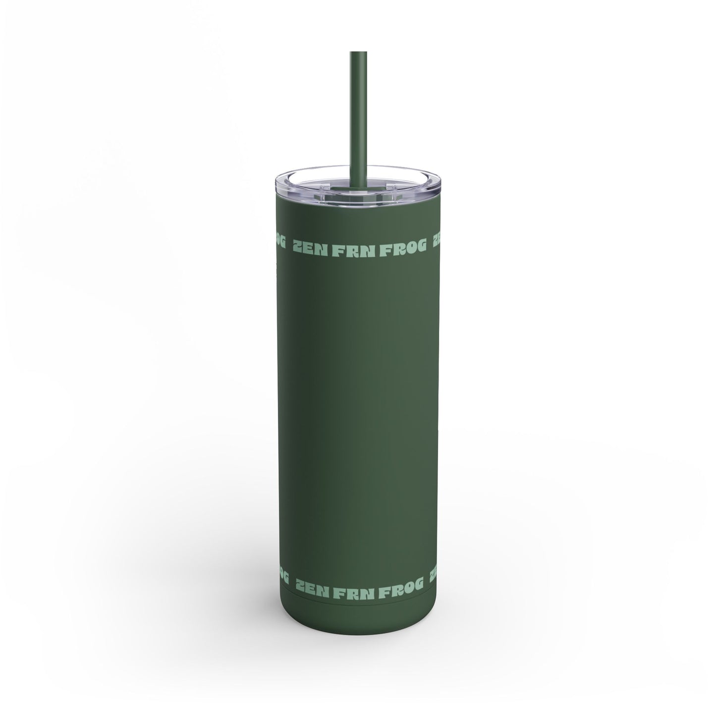 Zen Frog Skinny Tumbler, 20oz - Unique Drinkware for Nature Lovers, Eco-friendly Gift, Travel Cup, Summer Hydration, Stylish Reusable Cup
