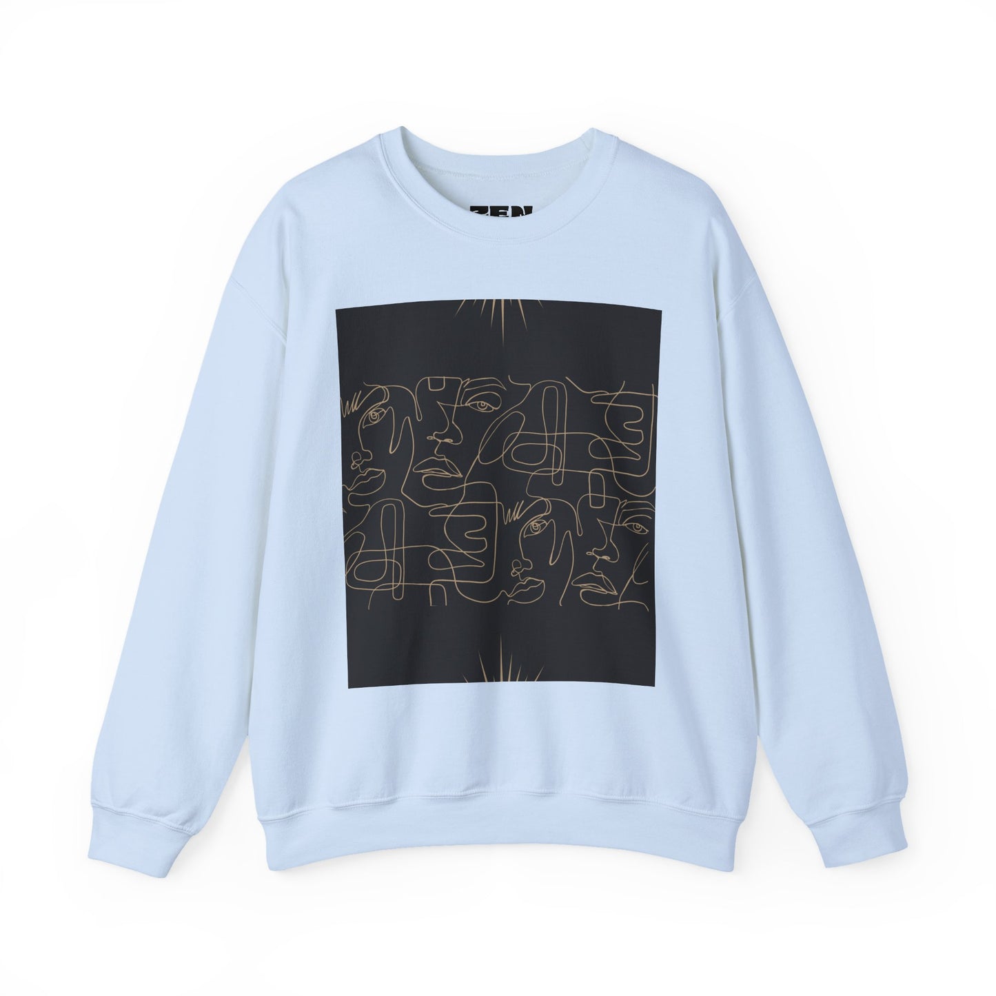 Stylish Unisex Crewneck Sweatshirt - Modern Art Design, Cozy Gift for Him/Her, Perfect for Fall, Casual Wear, Art Lovers, Abstract, Minimalist, Autumn Vibes