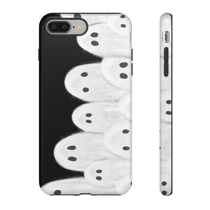 Painted Ghosts Phone Case | Ghostly Tough Phone Case for Spooky Style, Halloween Gift, Phone Cover, Ghost Theme, Unique Accessory, Spooky Season, Viral Painted Ghosts Inspired Design