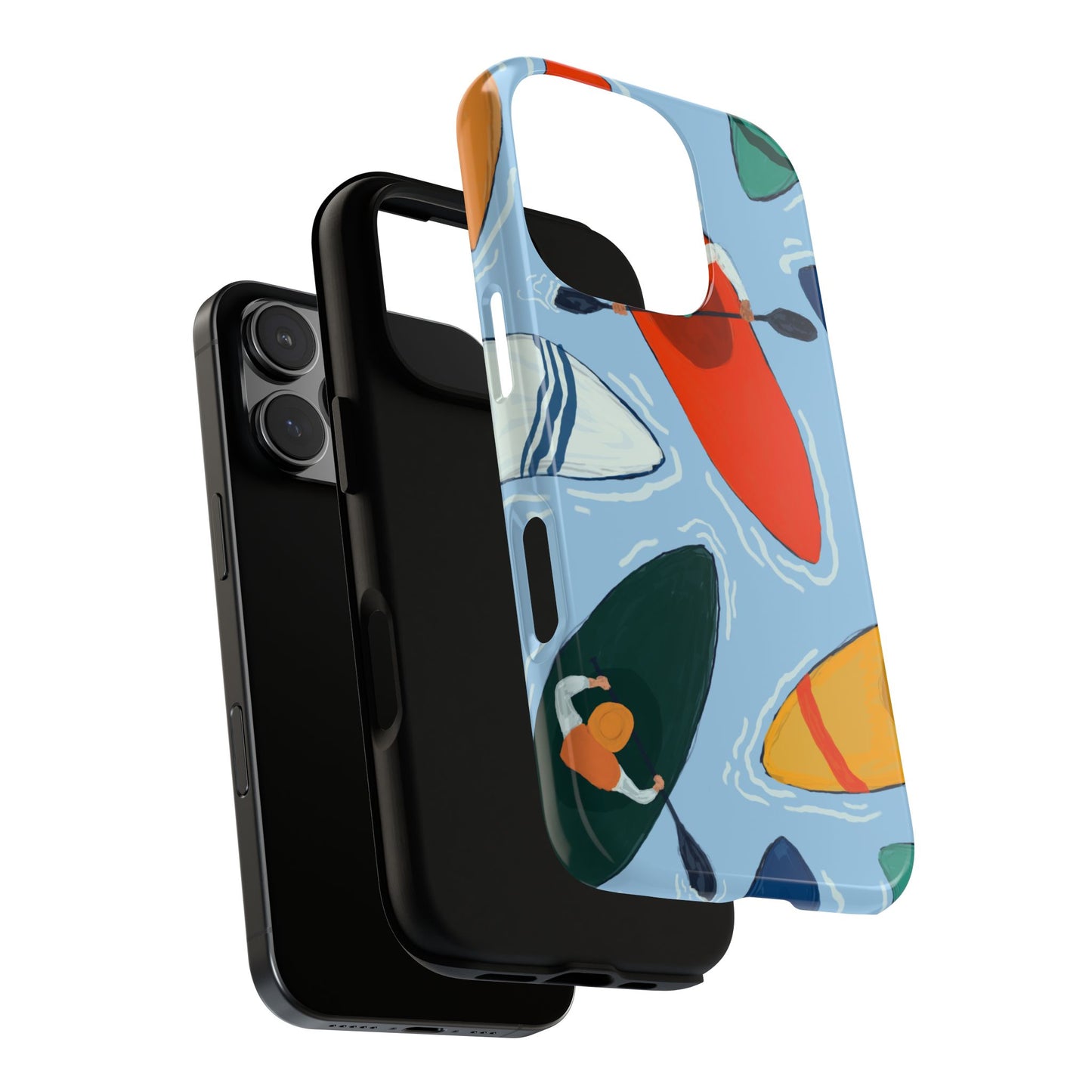 Kayak Phone Case - Tough Cases for Outdoor Enthusiasts, Birthday Gifts, Adventure Gear, Kayaking Accessories, Nature Lover Decor, Artsy Phone Cases